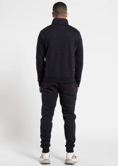 French Connection Navy Cotton Blend Zip Jumper & Jogger Tracksuit Co-Ord - Small Image 2