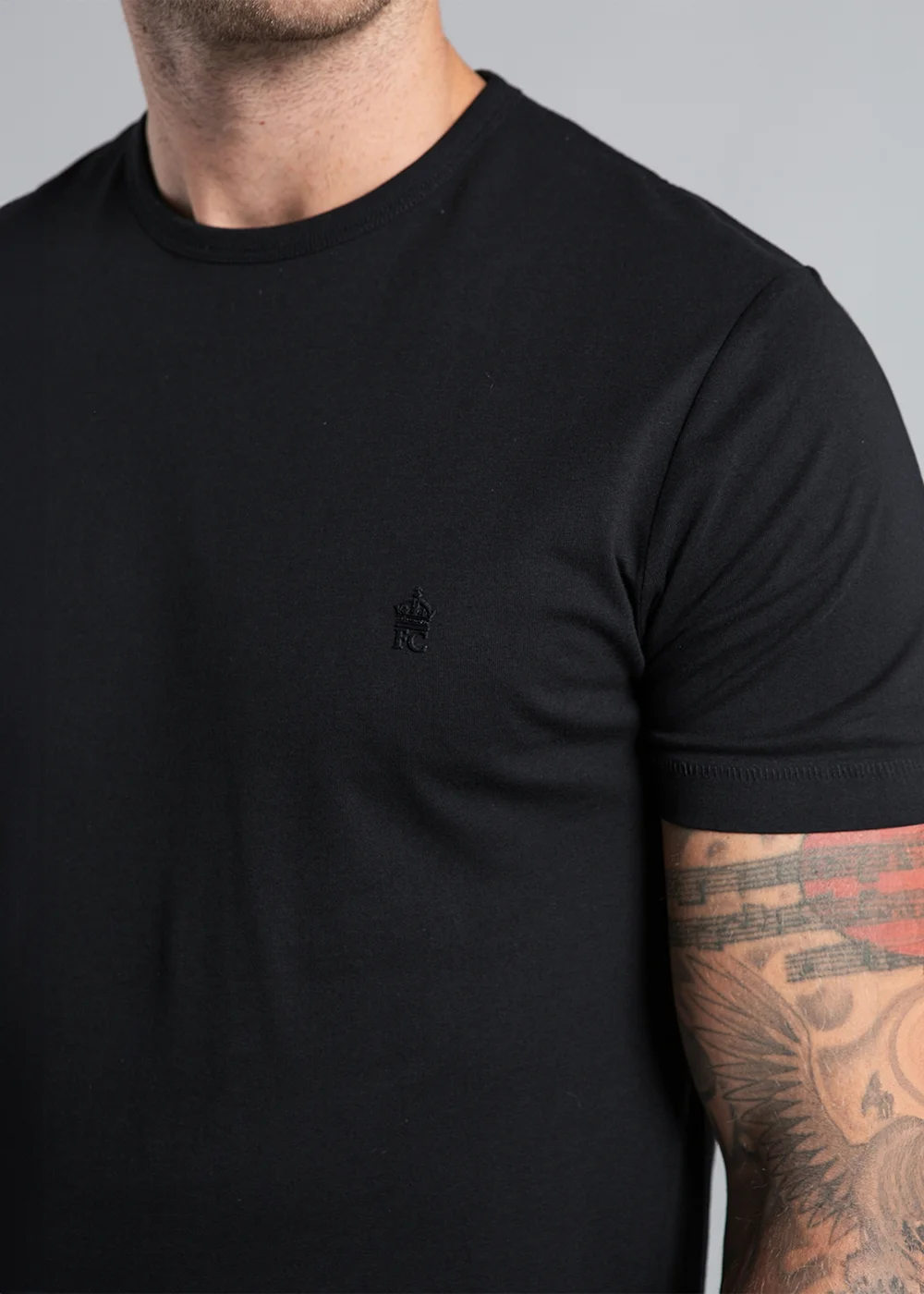 French Connection Black Cotton Blend T-Shirt & Jogger Set - Extra small Image 5