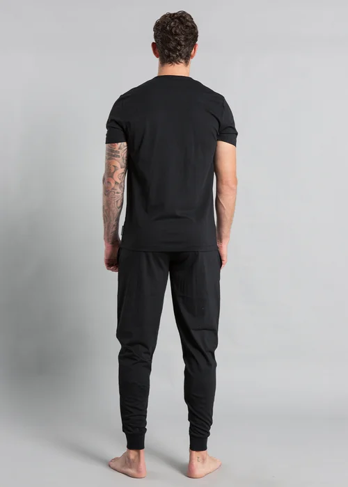 French Connection Black Cotton Blend T-Shirt & Jogger Set - Extra small Image 2