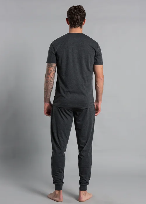 French Connection Charcoal Cotton Blend T-Shirt & Jogger Set - Extra small Image 2