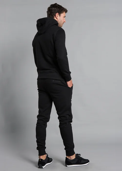 French Connection Black Cotton Blend Hoody & Jogger Tracksuit Co-Ord - Small Image 5