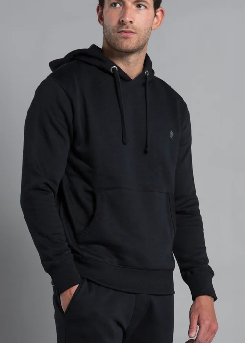 French Connection Navy Cotton Blend Hoody & Jogger Tracksuit Co-Ord - Small Image 3