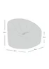 rucomfy Ribbed Faux Fur Zen Chair Chocolate Beanbag - One Size Image 5