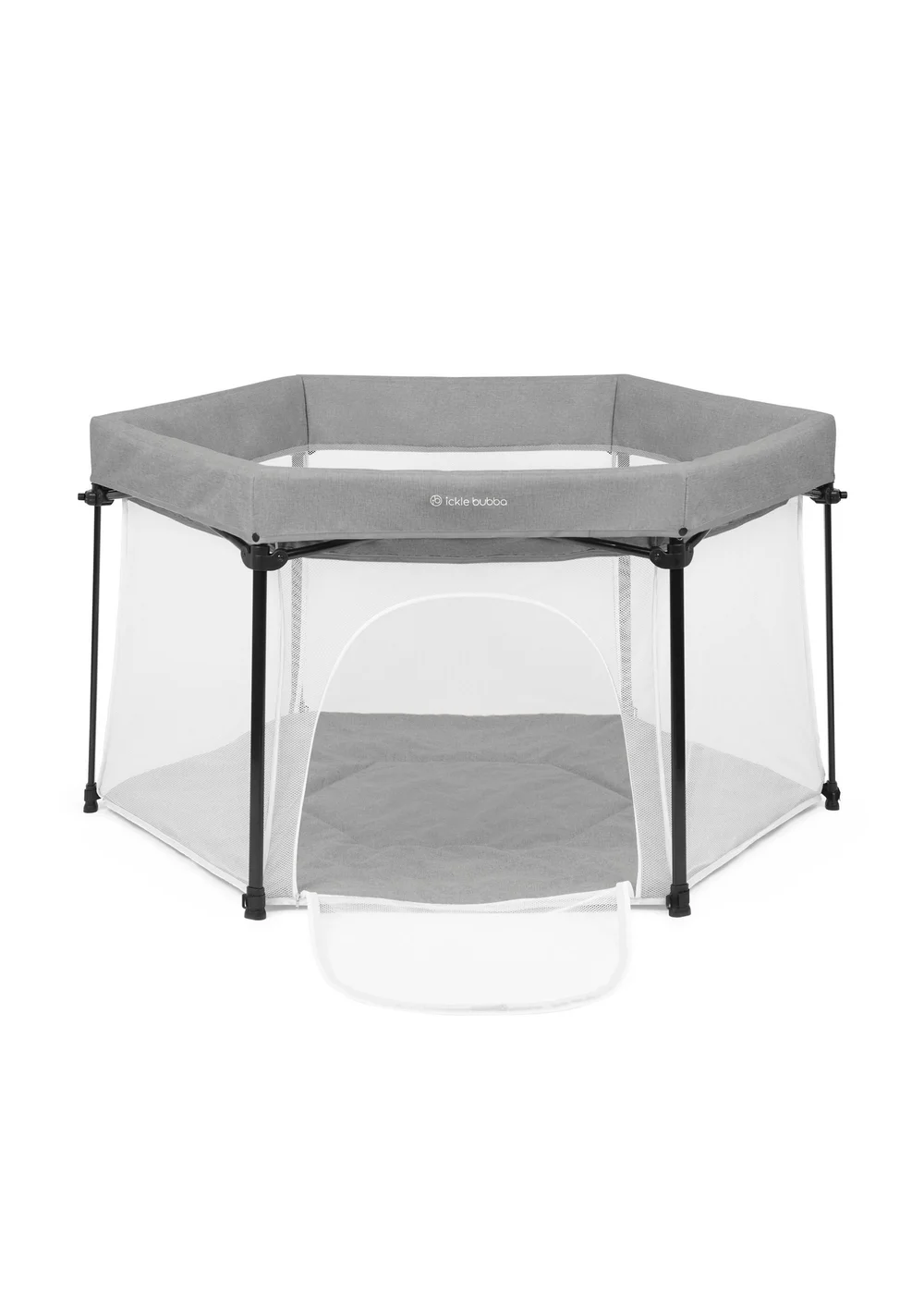 Ickle Bubba Grey Fiesta Pop Up Playpen Space - One Size Image 2