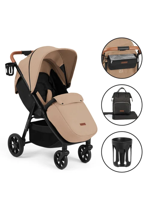 Ickle Bubba Beige Stomp Stride Prime Stroller - One Size Image 5