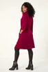 Roman Fuchsia Petite Pocket Stretch Dress - 12 Image 3