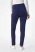 Roman Navy Stretch Ponte Denim Trouser - 12 Image 4