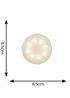 ValueLights Matte White Wall Light Integrated LED Set of 6 - One Size Image 6
