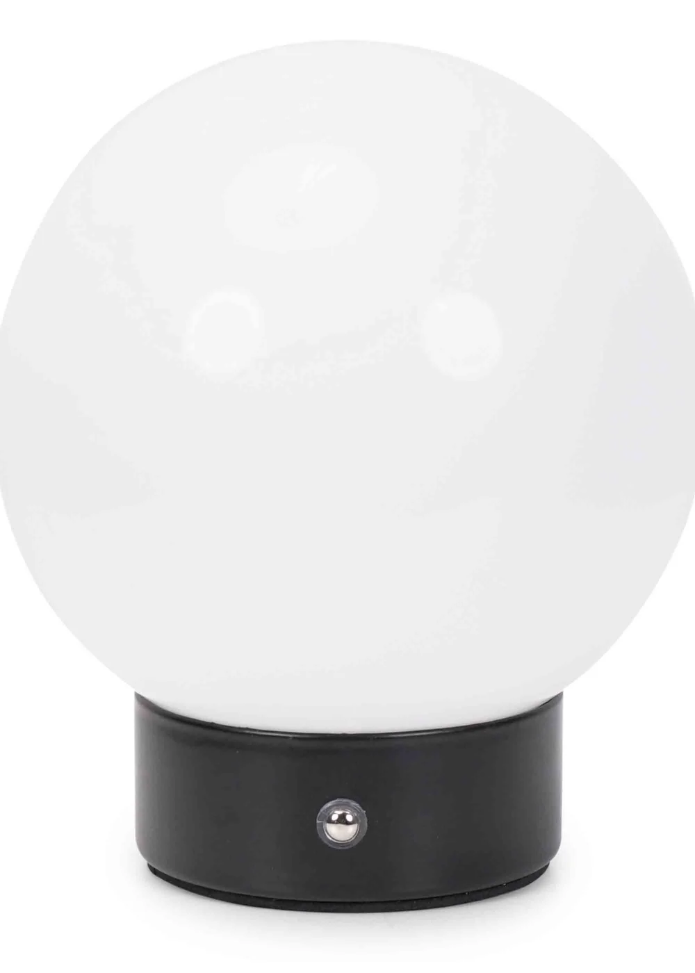 ValueLights Atlas Frosted White Table Lamp with White Shade Integrated LED - One Size Image 4