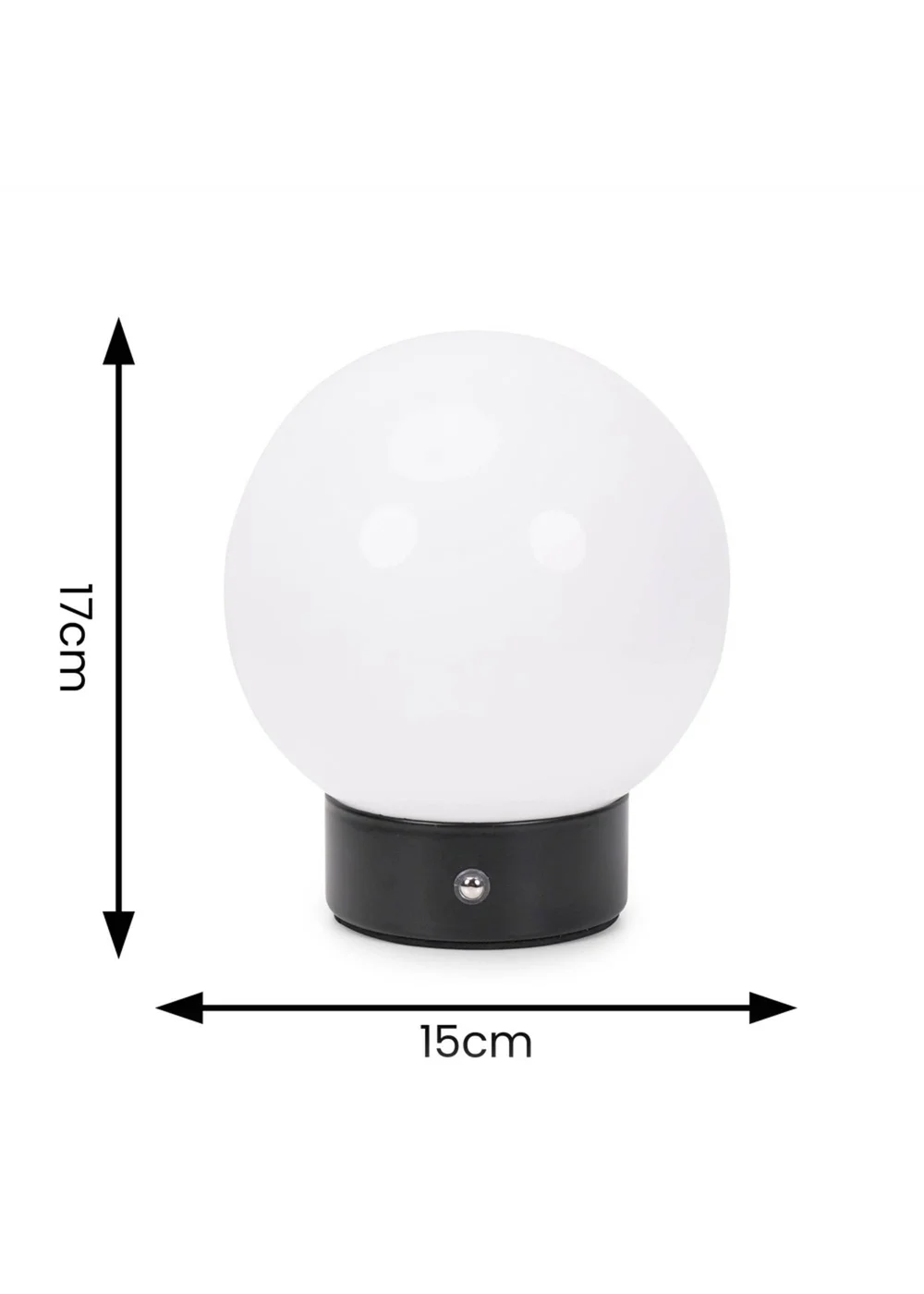 ValueLights Atlas Frosted White Table Lamp with White Shade Integrated LED - One Size Image 5
