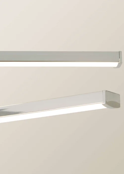 ValueLights Infinity Polished Silver Flush Light Integrated LED (10.5cm x 34cm x 37cm) - One Size Image 4