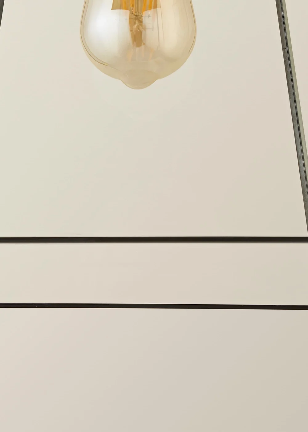 ValueLights Susie Glass Black Easy Fit Ceiling Lampshade - One Size Image 5