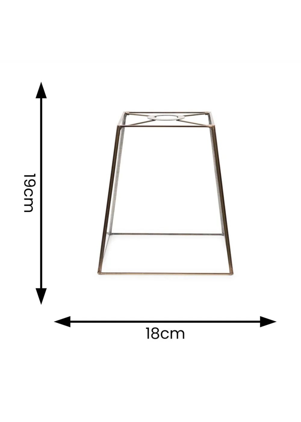ValueLights Susie Glass Brushed Brass Easy Fit Ceiling Lampshade - One Size Image 6