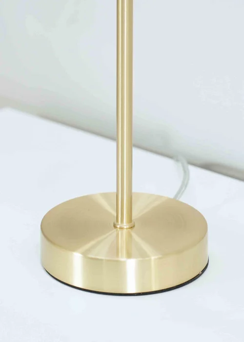 ValueLights Frenchie Gold Table Lamp with Pink Globe Shade (41cm x 15cm x 15cm) - One Size Image 5