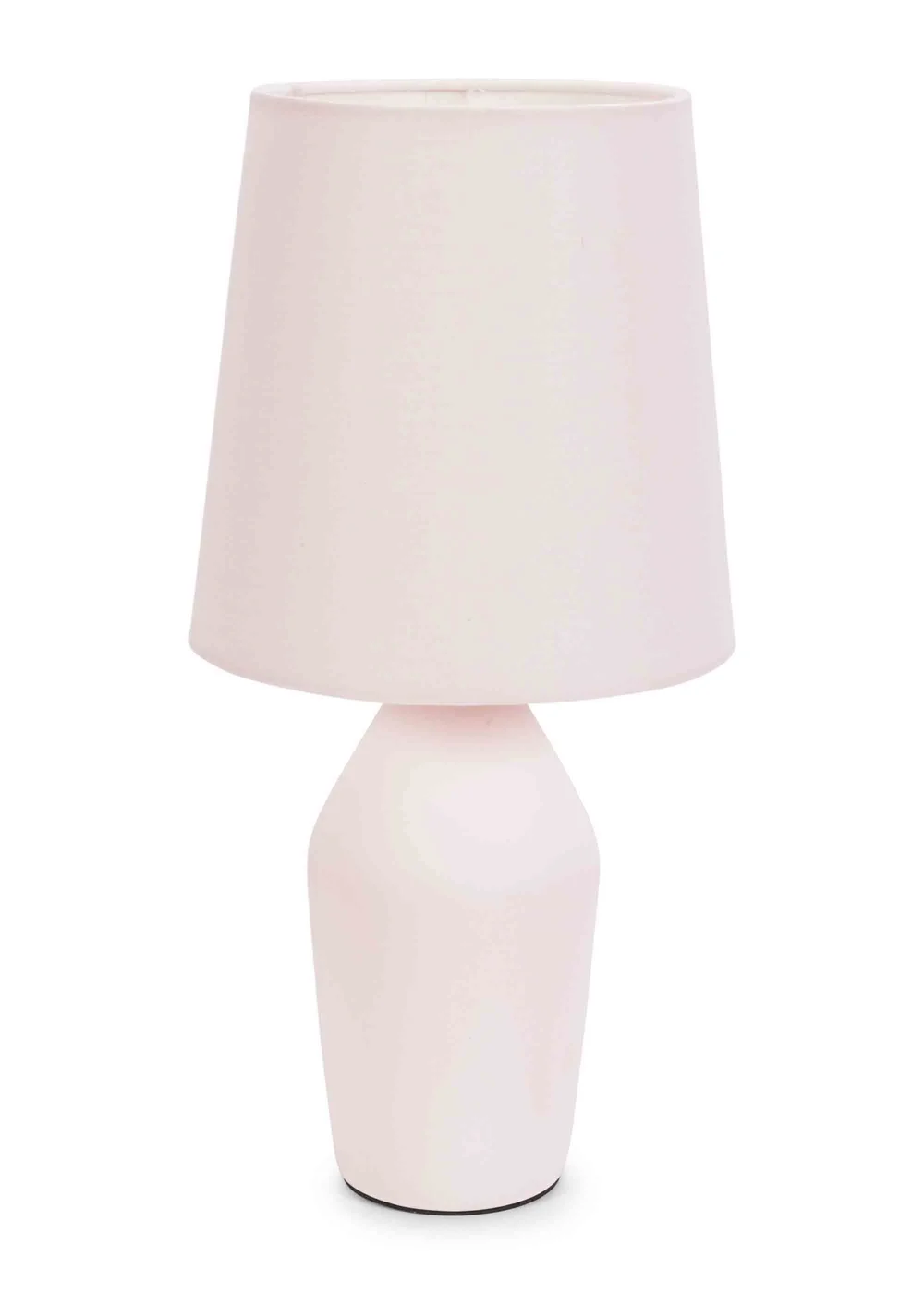 ValueLights Arlo Matte Pink Table Lamp with Pink Tapered Shade - One Size Image 3