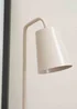 ValueLights Bibi Gloss Natural Table Lamp with Natural Tapered Shade - One Size Image 4