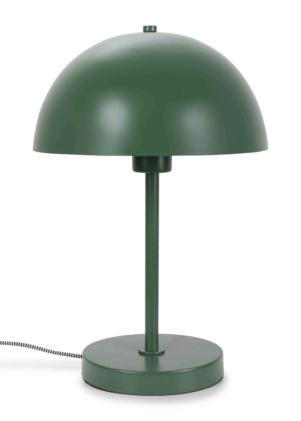 ValueLights Stassi Matte Green Table Lamp with Green Dome Shade - One Size Image 3