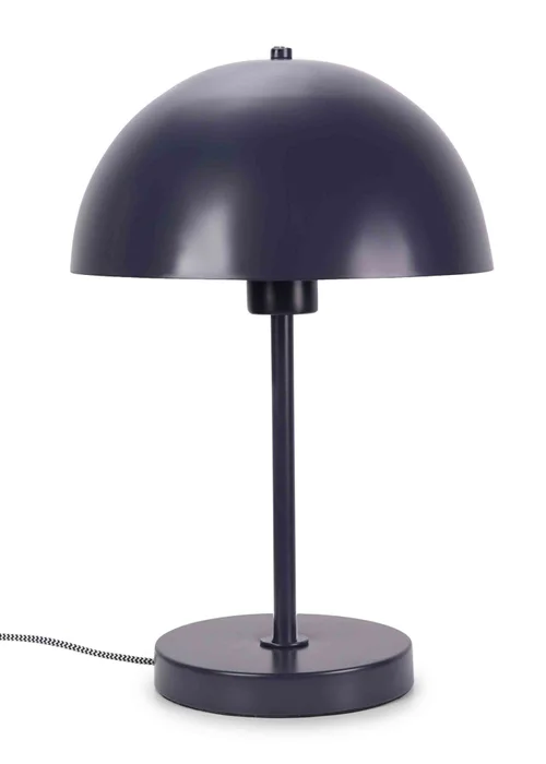 ValueLights Stassi Matte Blue Table Lamp with Blue Dome Shade - One Size Image 3
