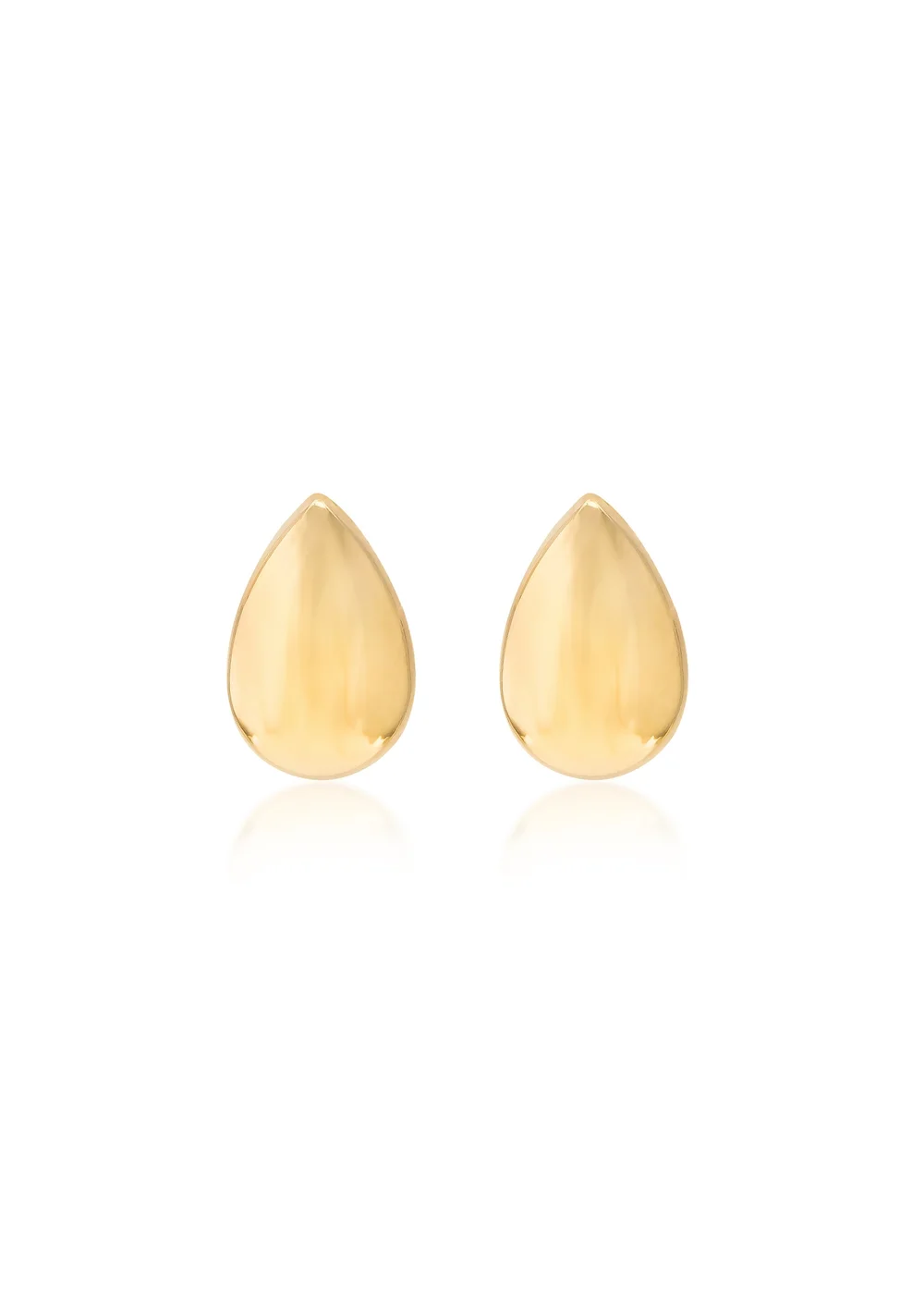 Golden Moments 9ct Mini Teardrop Earrings - One Size Image 1