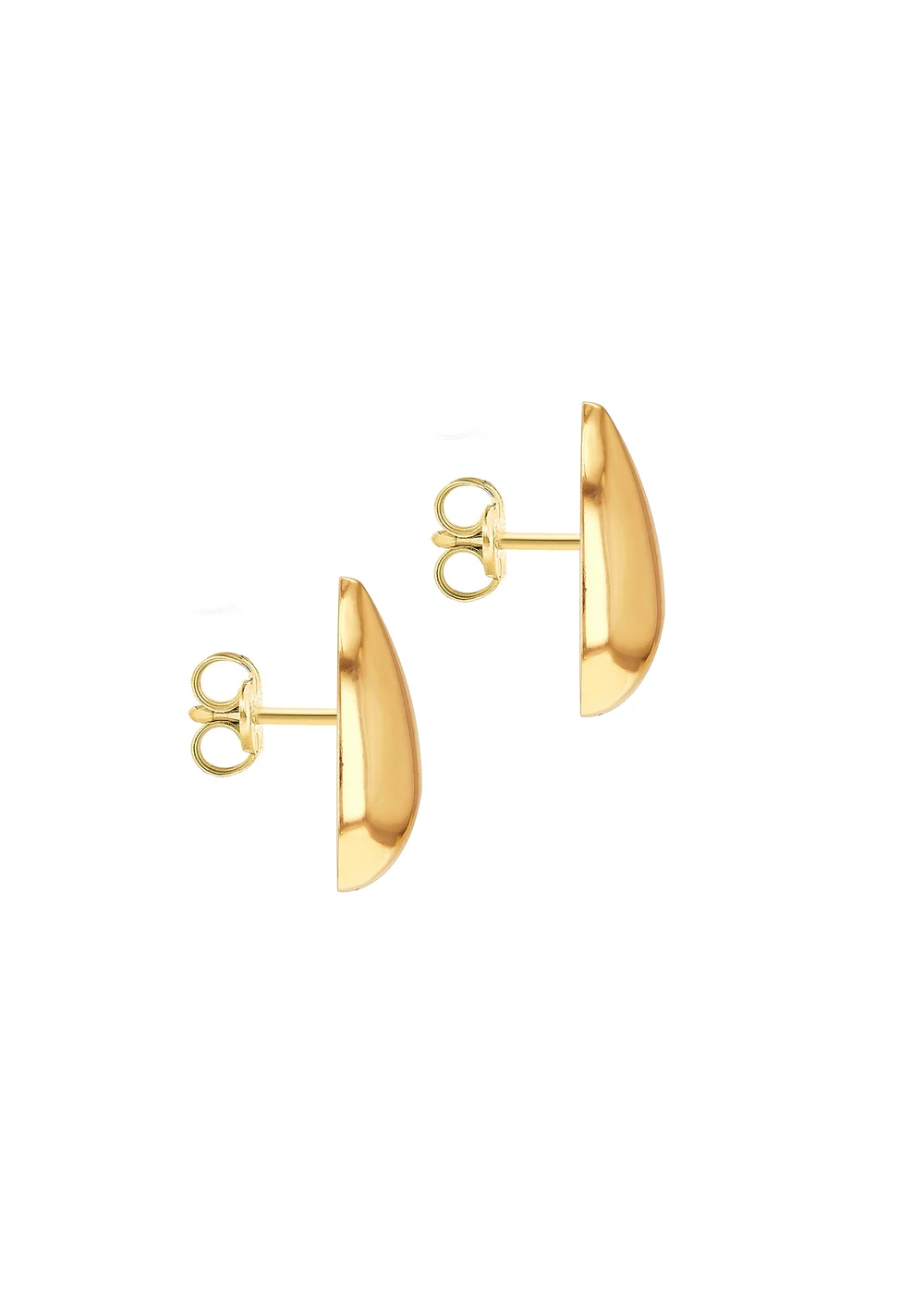 Golden Moments 9ct Mini Teardrop Earrings - One Size Image 2