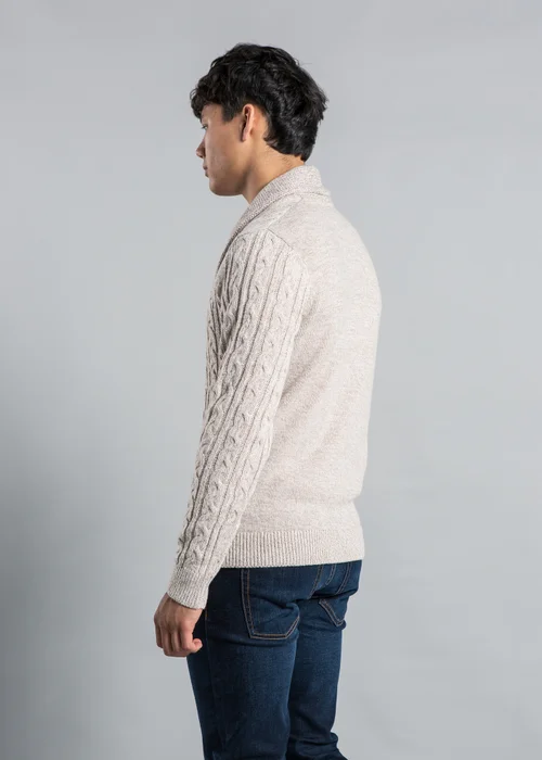 Tokyo Laundry Natural Shawl Neck Cable Knit Cardigan - XL Image 2