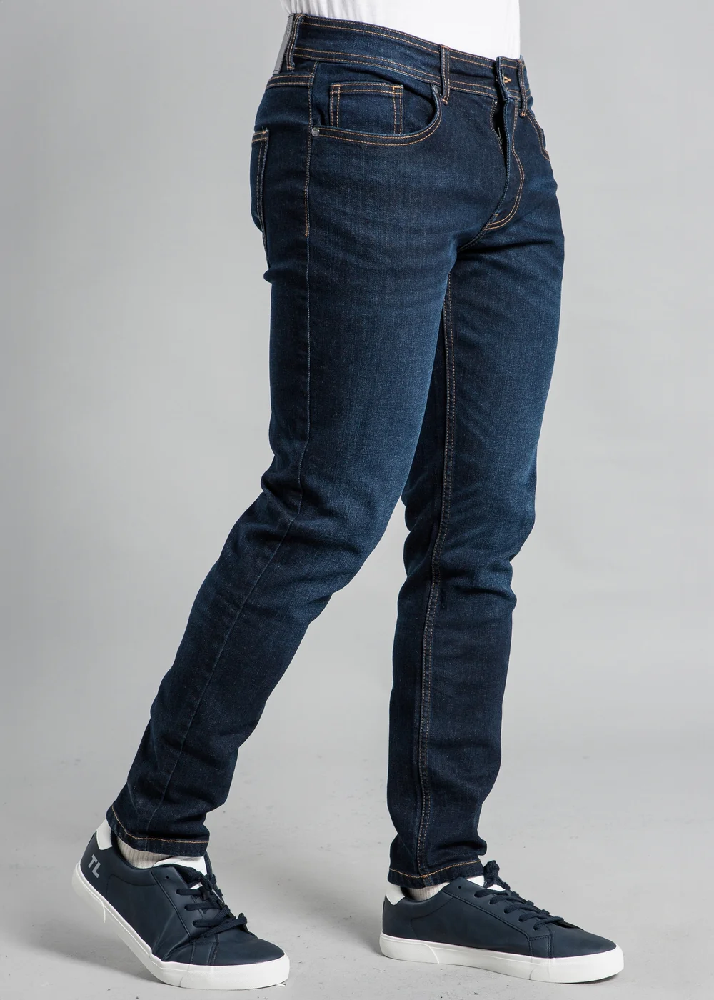 Tokyo Laundry Dark Blue Classic Slim Fit Denim Jeans - 30/L34 Image 4