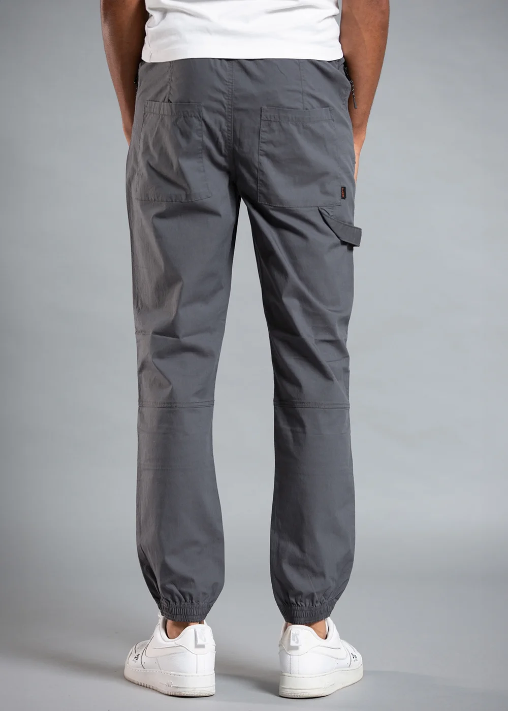 Tokyo Laundry Grey Cotton Cargo Trousers - S Image 2