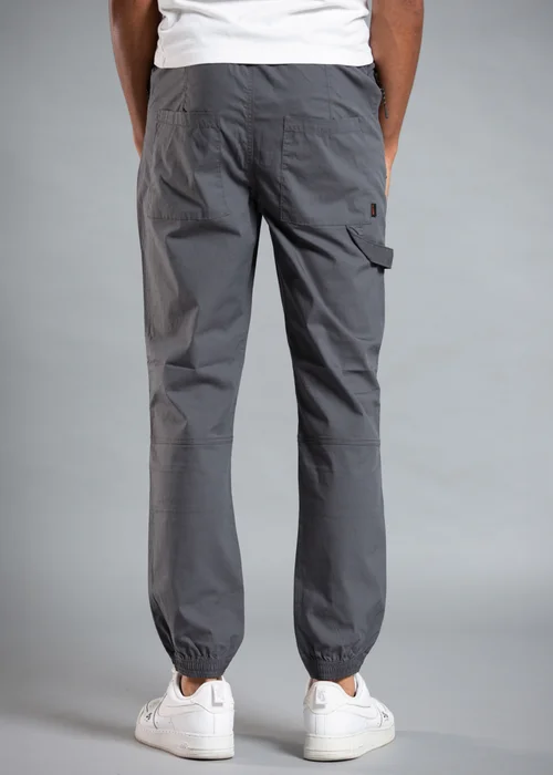 Tokyo Laundry Grey Cotton Cargo Trousers - S Image 2