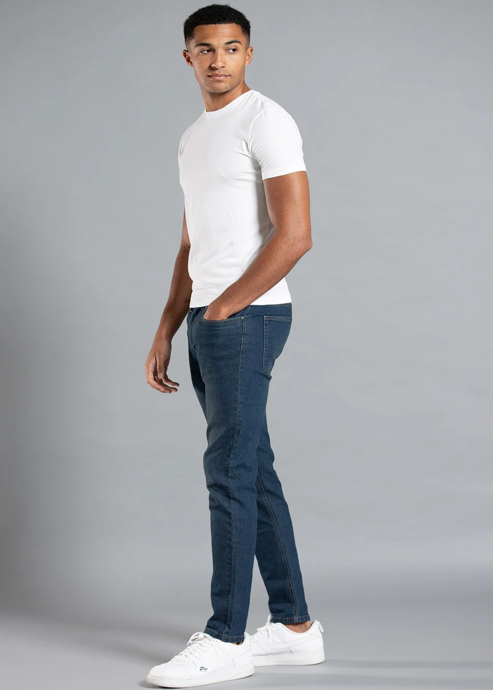 Tokyo Laundry Dark Blue Cotton Straight Leg Denim Jeans - 38/L30 Image 3
