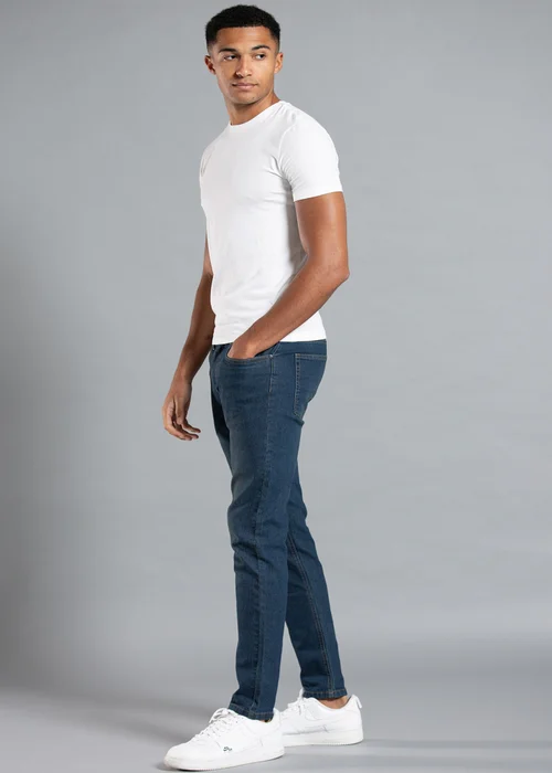 Tokyo Laundry Dark Blue Cotton Straight Leg Denim Jeans - 38/L30 Image 3