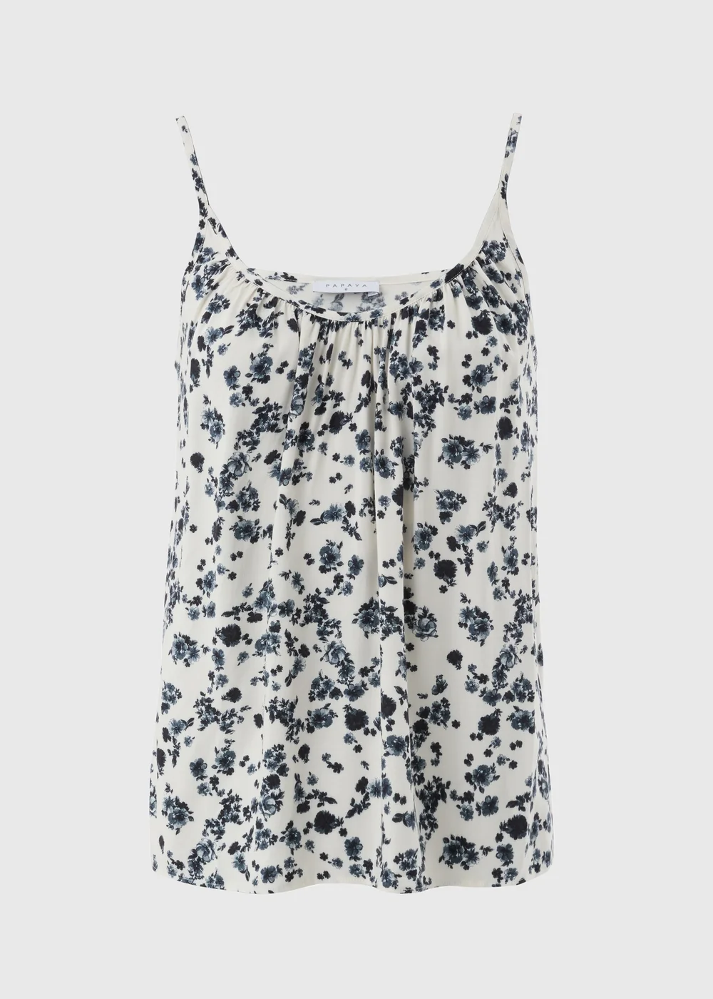 Black Floral Cami Top - 8 Image 2