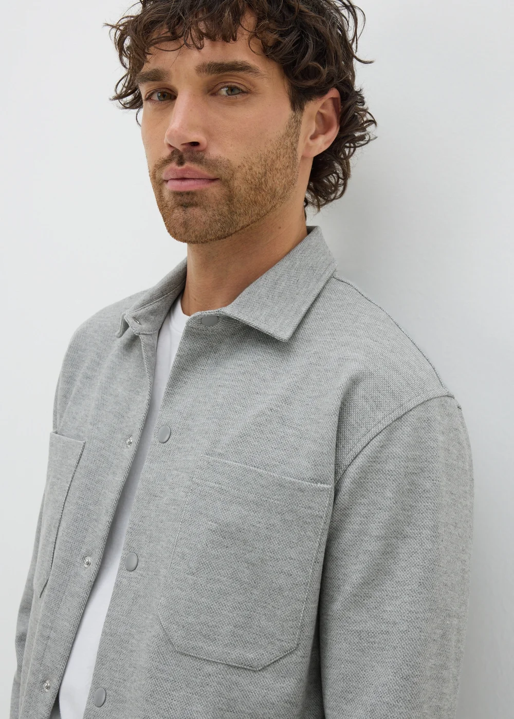 Grey Smart Co Ord Shacket - S Image 3