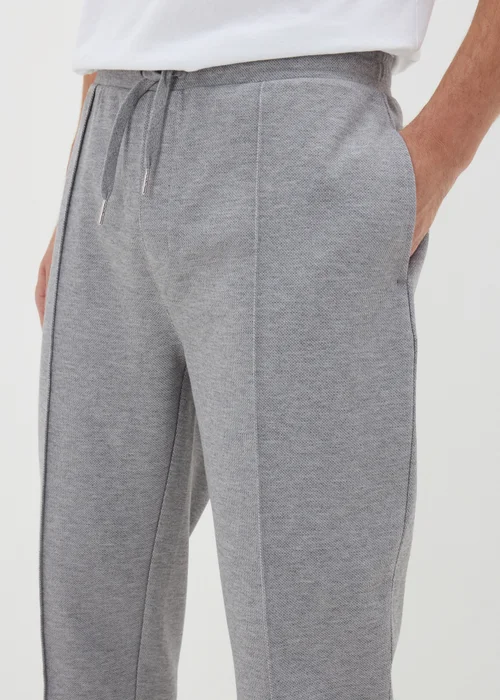Grey Tapered Co Ord Jogging Bottoms - S Image 3