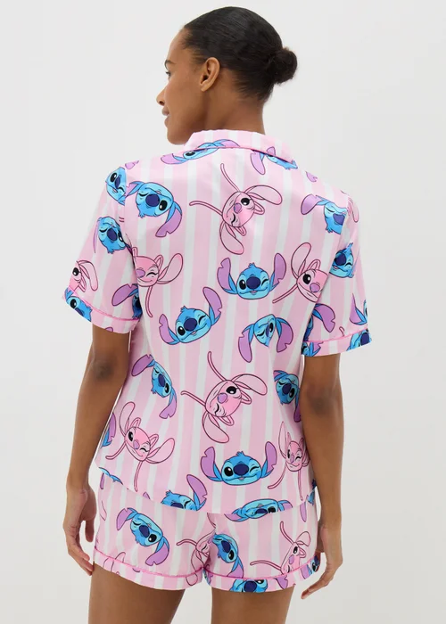 Pink Stitch Pyjama Set - Size 8 Image 2