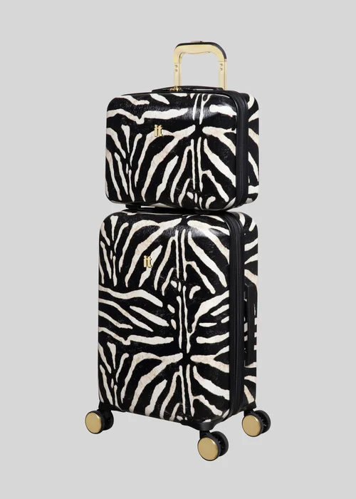 IT Luggage Sheen Zebra Hardshell Suitcase - VANITY Image 4