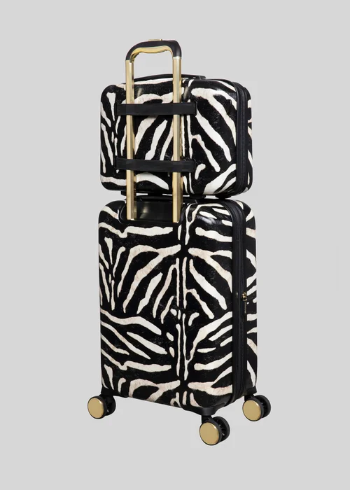 IT Luggage Sheen Zebra Hardshell Suitcase - VANITY Image 5