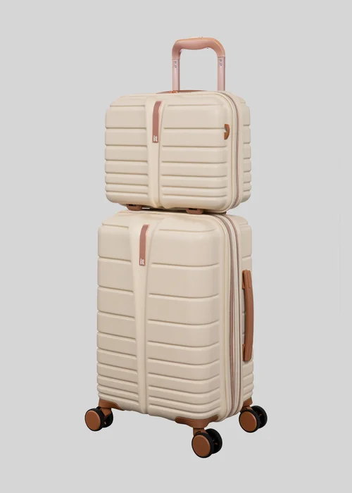 IT Luggage Cream Fascinate Hardshell Suitcase - VANITY Image 4