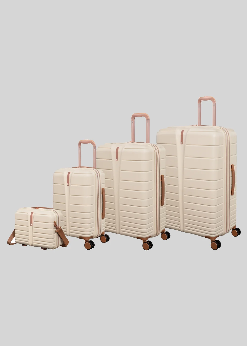 IT Luggage Cream Fascinate Hardshell Suitcase - VANITY Image 1