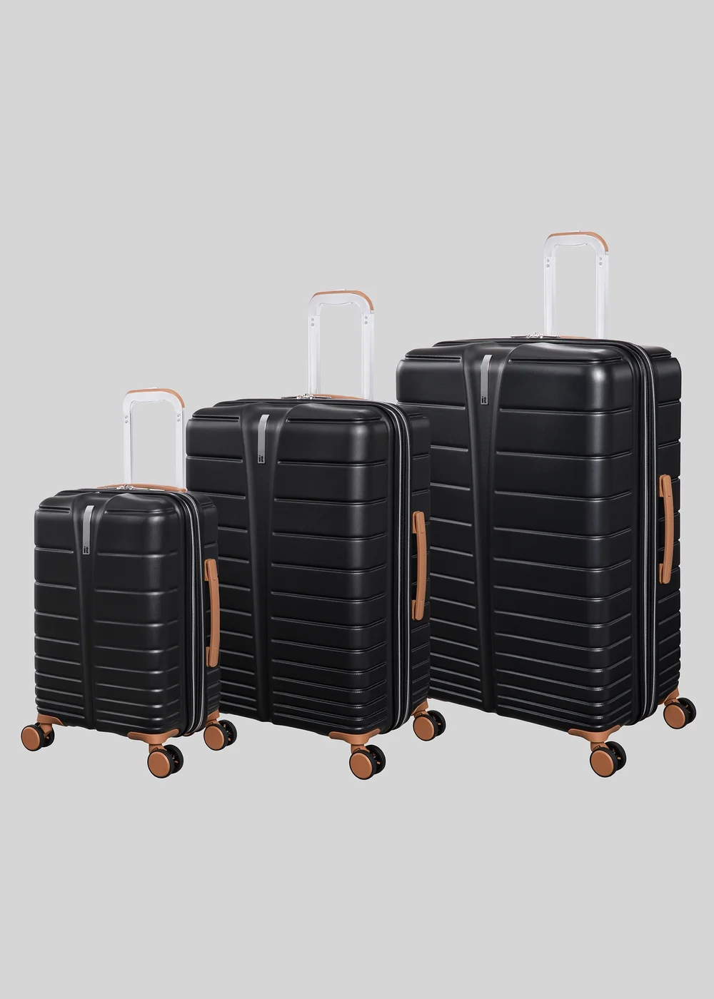 IT Luggage Black Fascinate Hardshell Suitcase - VANITY Image 1
