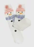 Totes Toasties White Ladies Novelty Super Soft Slipper Socks - One Size Image 1