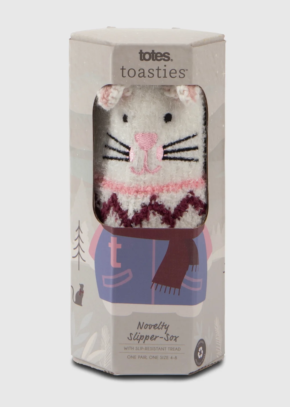 Totes Toasties Ladies Novelty Super Soft Slipper Socks - One Size Image 5