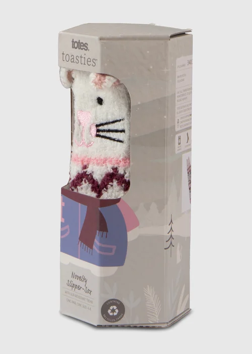 Totes Toasties Ladies Novelty Super Soft Slipper Socks - One Size Image 4