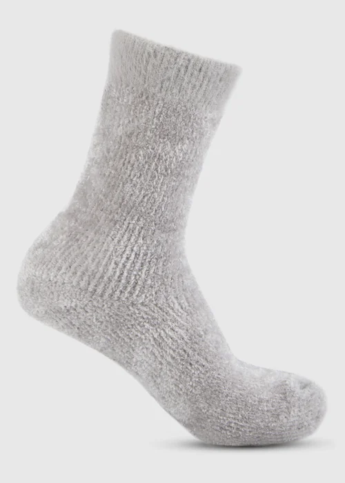 Totes Toasties Green Ladies Chenille Supersoft Bed Socks (Twin Pack) - One Size Image 5