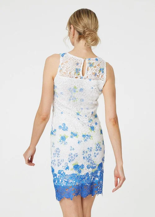 Izabel London White Floral Lace Sleeveless Bodycon Mini Dress - 8 Image 2