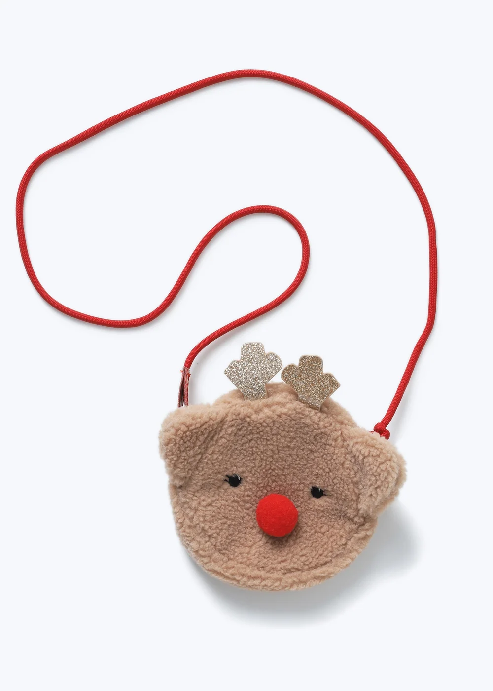 Muse Girls Christmas Reindeer Bag in Brown - One Size Image 1