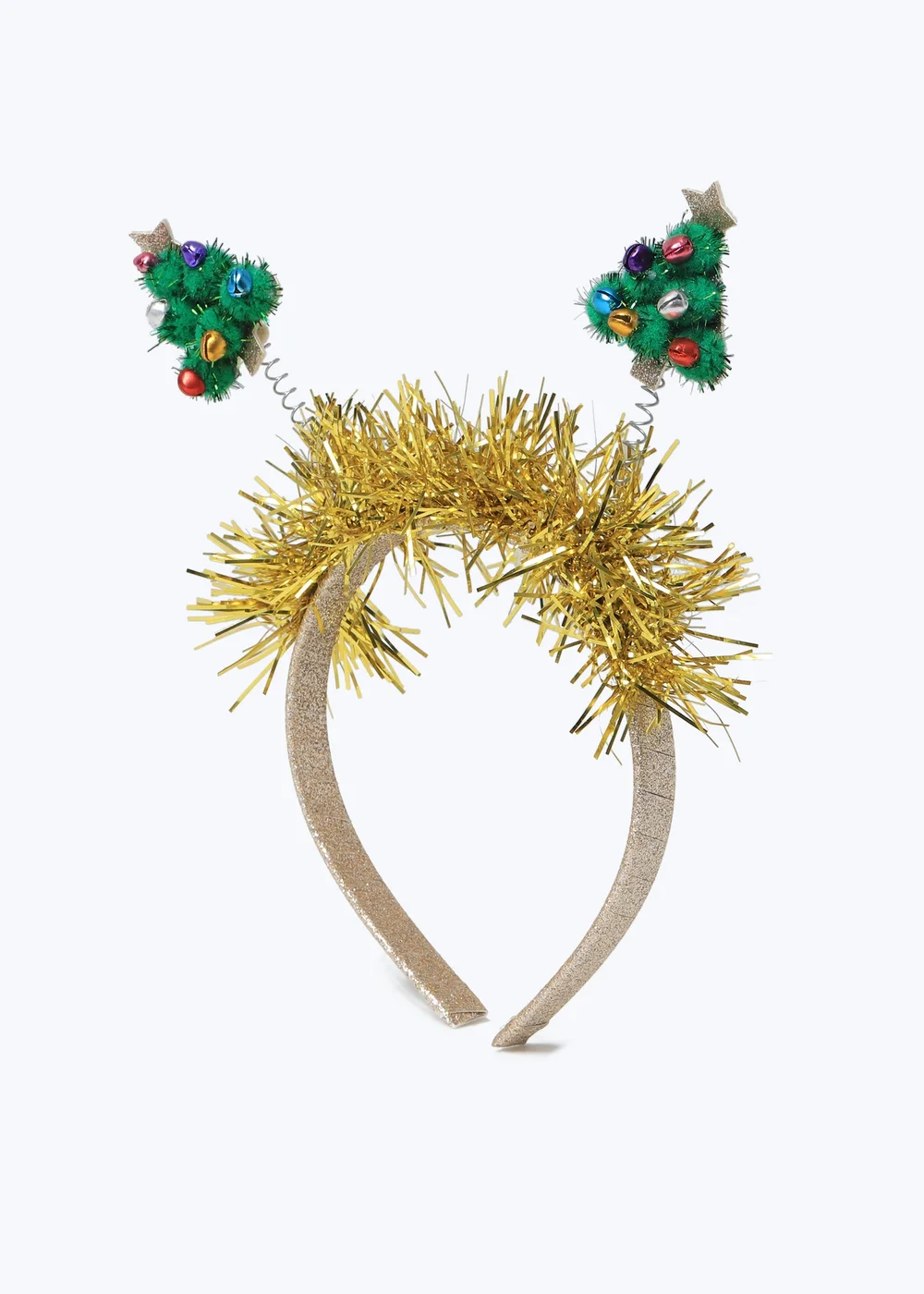Muse Girls Gold Christmas Tree Headband - One Size Image 2