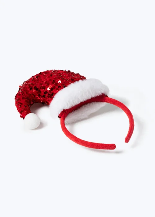 Muse Christmas Santa Hat Headband Red - One Size Image 2