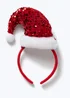 Muse Christmas Santa Hat Headband Red - One Size Image 1