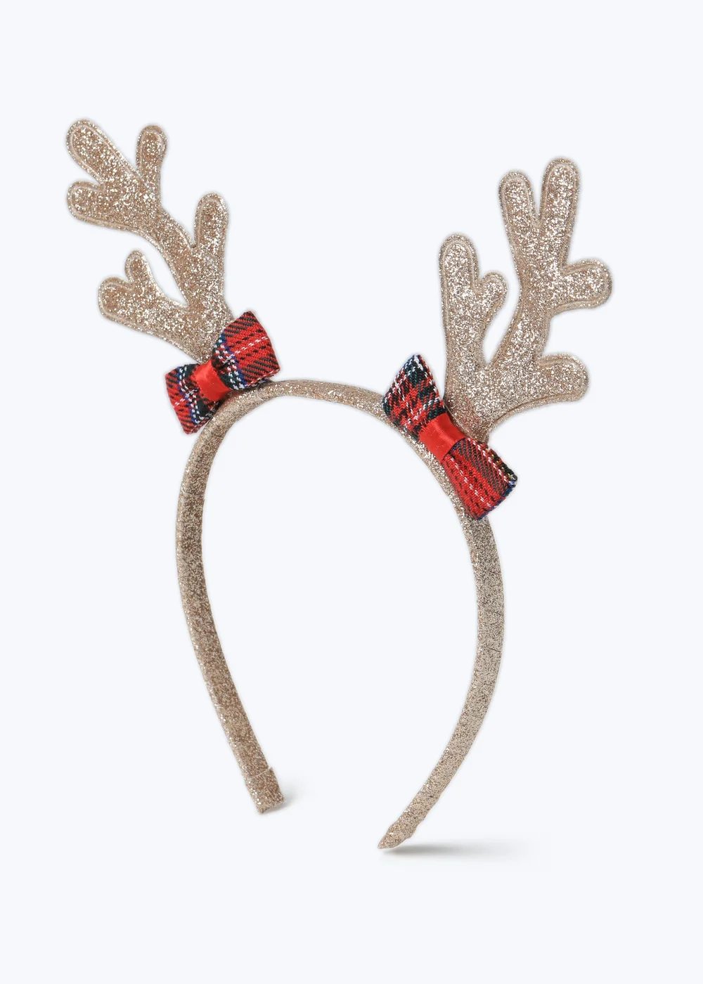 Muse Girls Gold Christmas Antler Headband - One Size Image 2