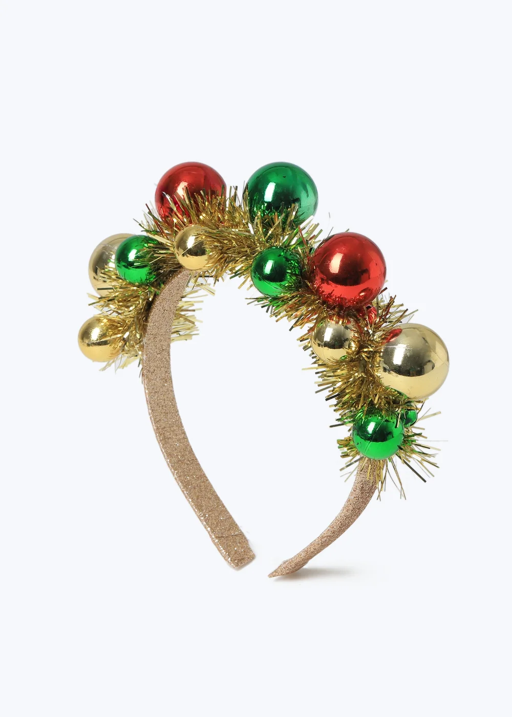Muse Girls Gold Christmas Bauble Headband - One Size Image 2